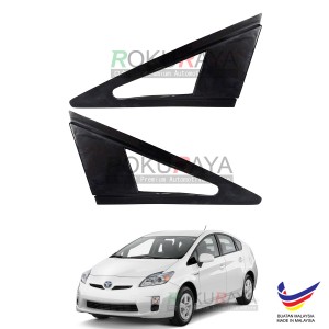 Toyota Prius XW30 (3rd Gen) 2009-2015 Aerodynamic Front Triangle Side Window Mirror Cover (J's JS Racing Design)